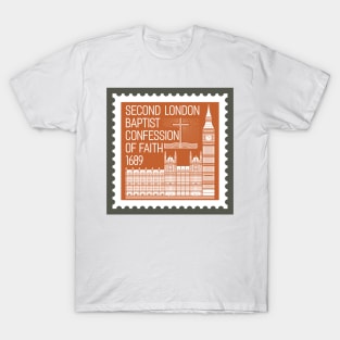 Reformed christian art. Second London Baptist Confession of Faith - 1689. T-Shirt